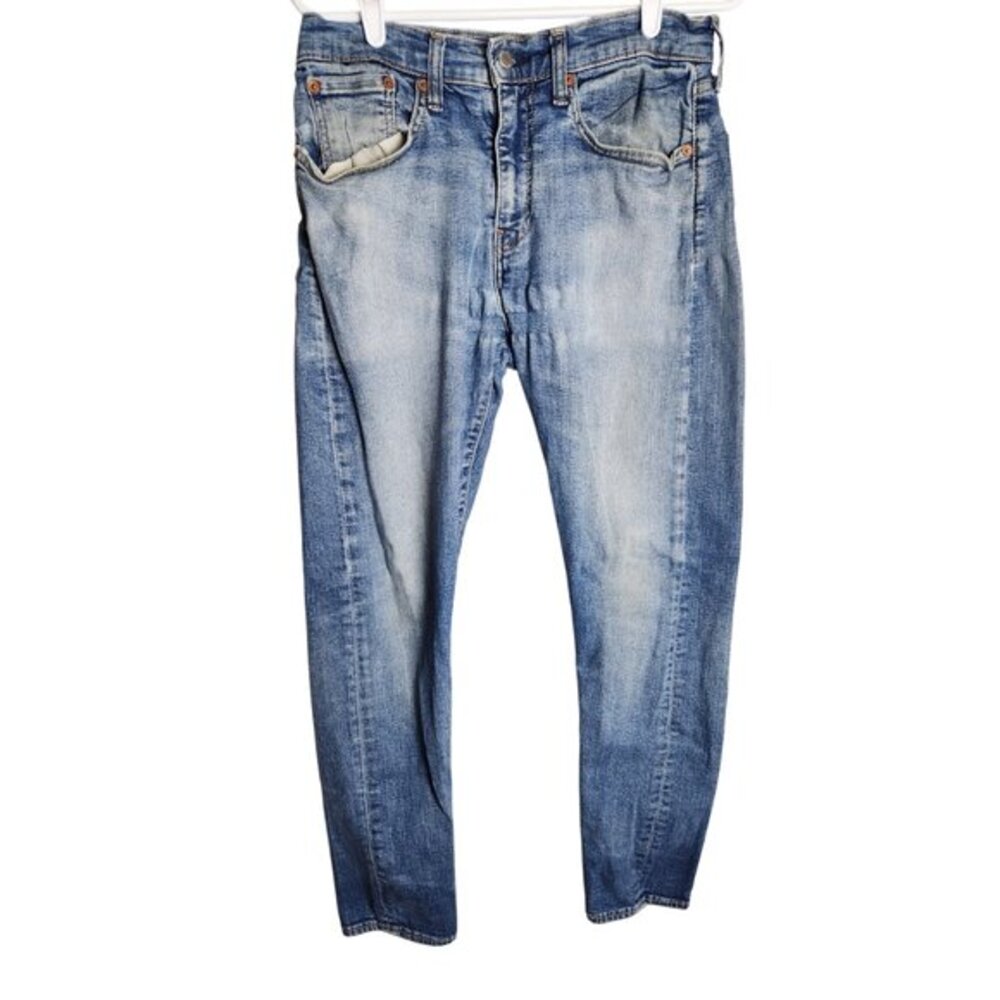 Levis Premium 512 Mens Jeans Size 31 x 32 Slim Fit Taper‎ Flex Blue Denim